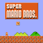 Super Mario Bros Themed Background for related analogy post to learning