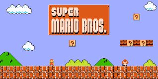 Super Mario Bros Themed Background for related analogy post to learning