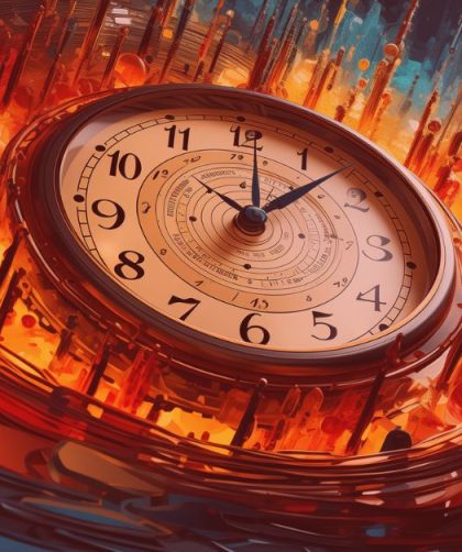 Showing a close up of a clock