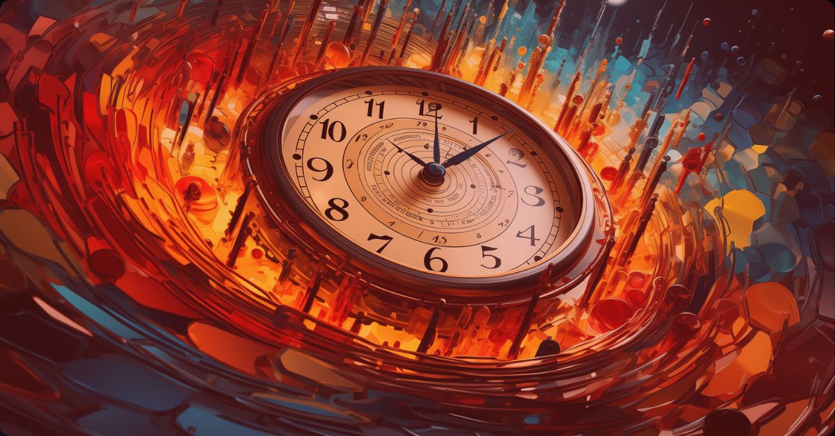 Showing a close up of a clock